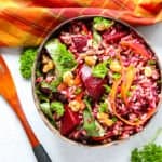 Wild Rice Salad with Roasted Beets