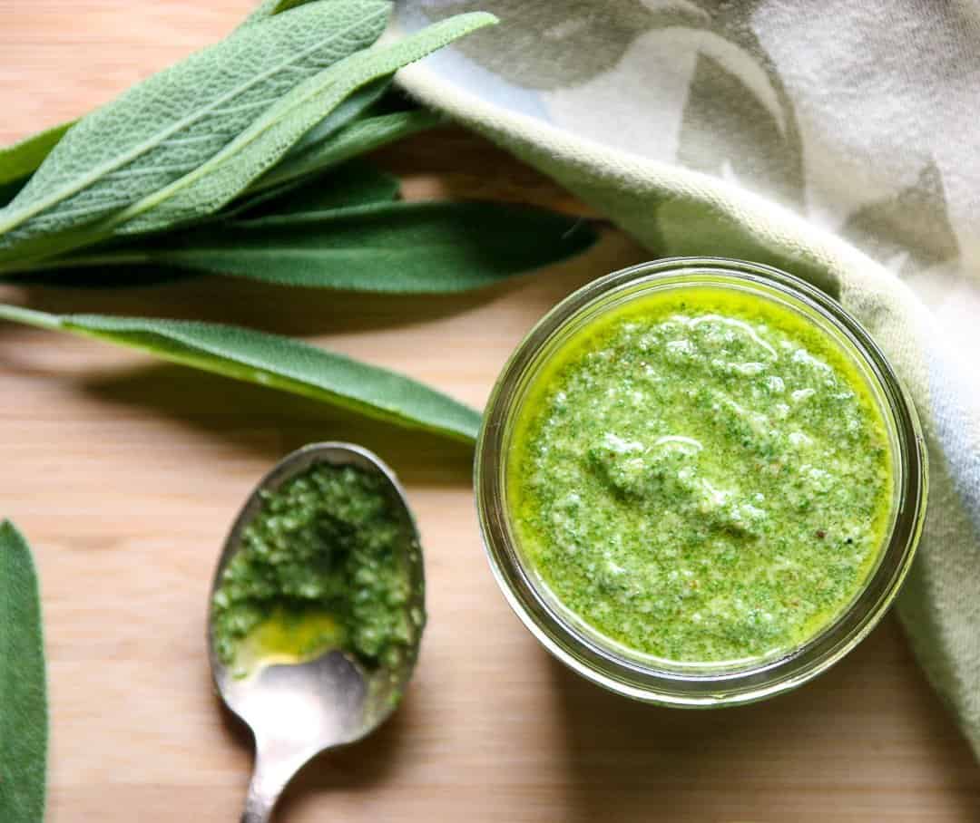 Sage Walnut Pesto