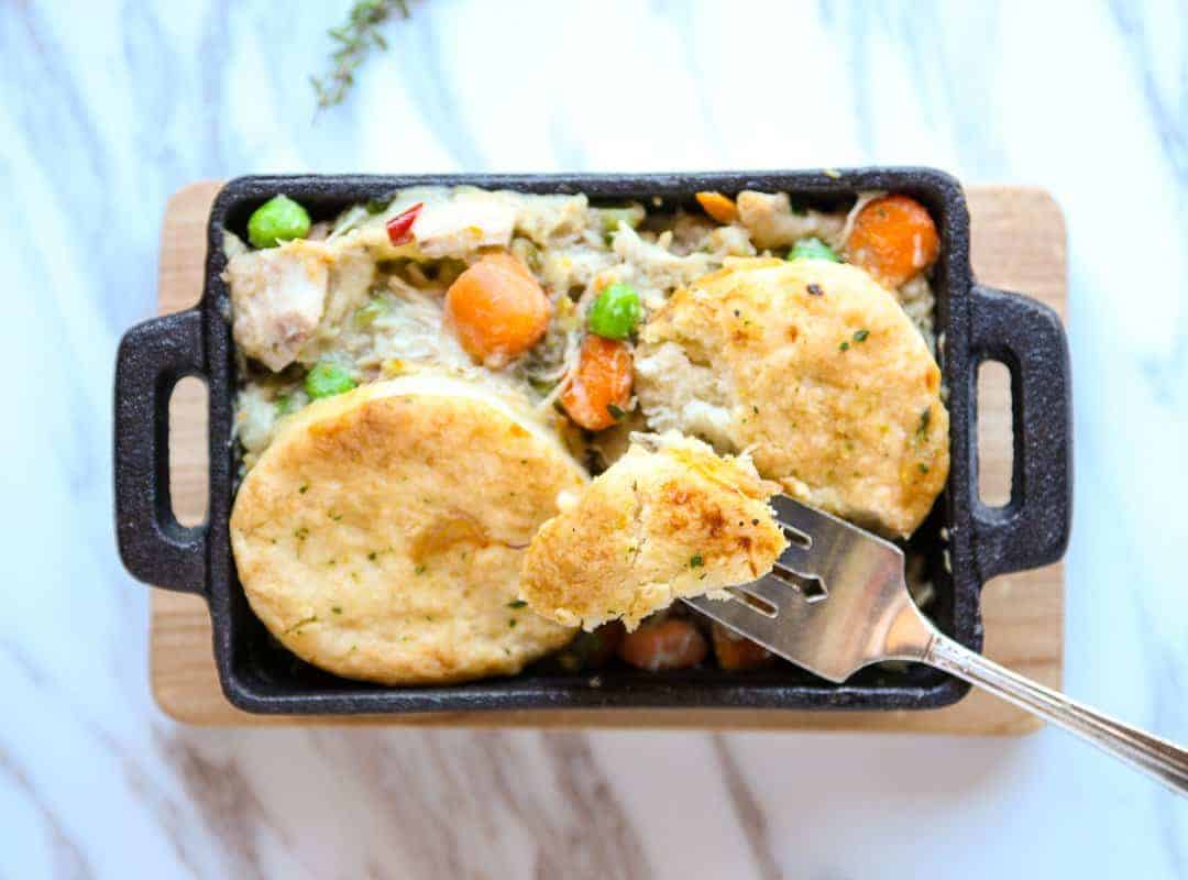Biscuit Topped Chicken Pot Pie