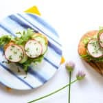 Cucumber Radish Crostini