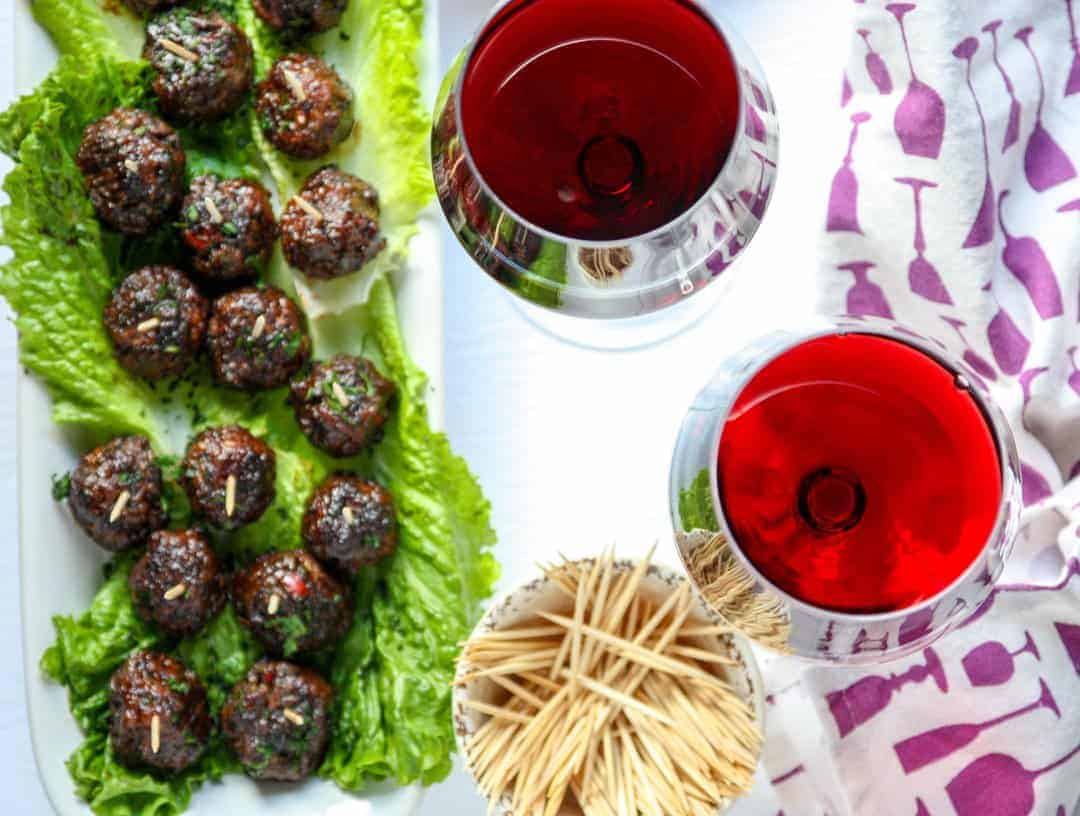 Merlot Meatball Appetizers 