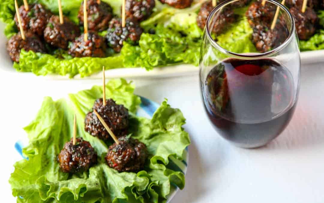 Merlot Meatball Appetizers 