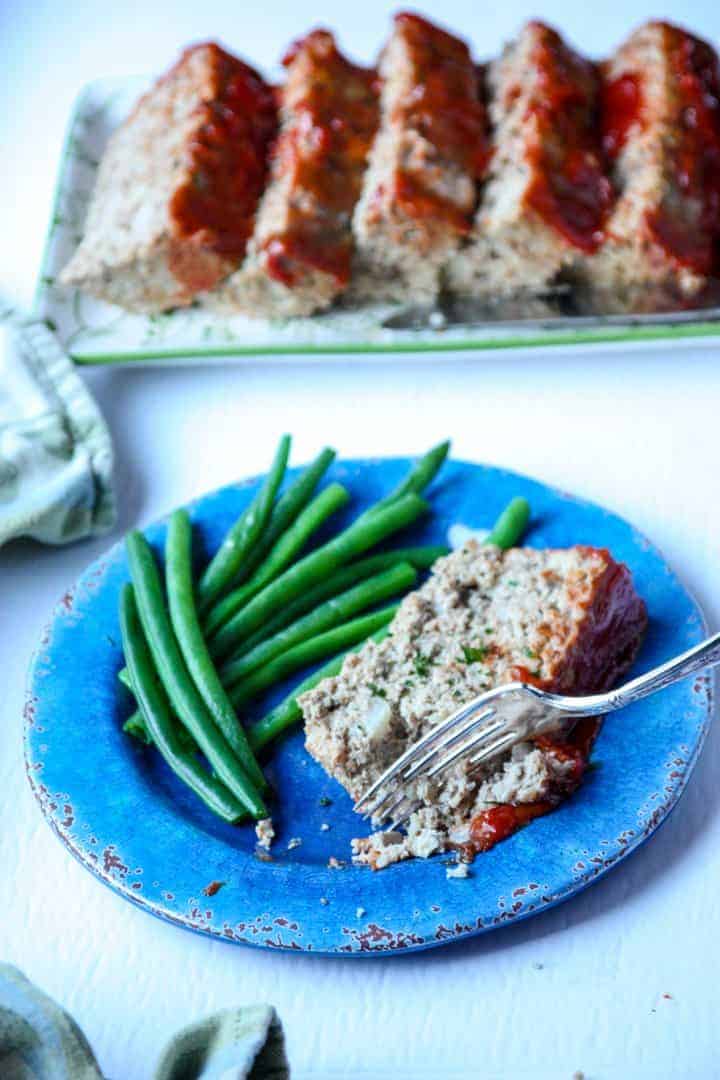 A plate of food with a fork
