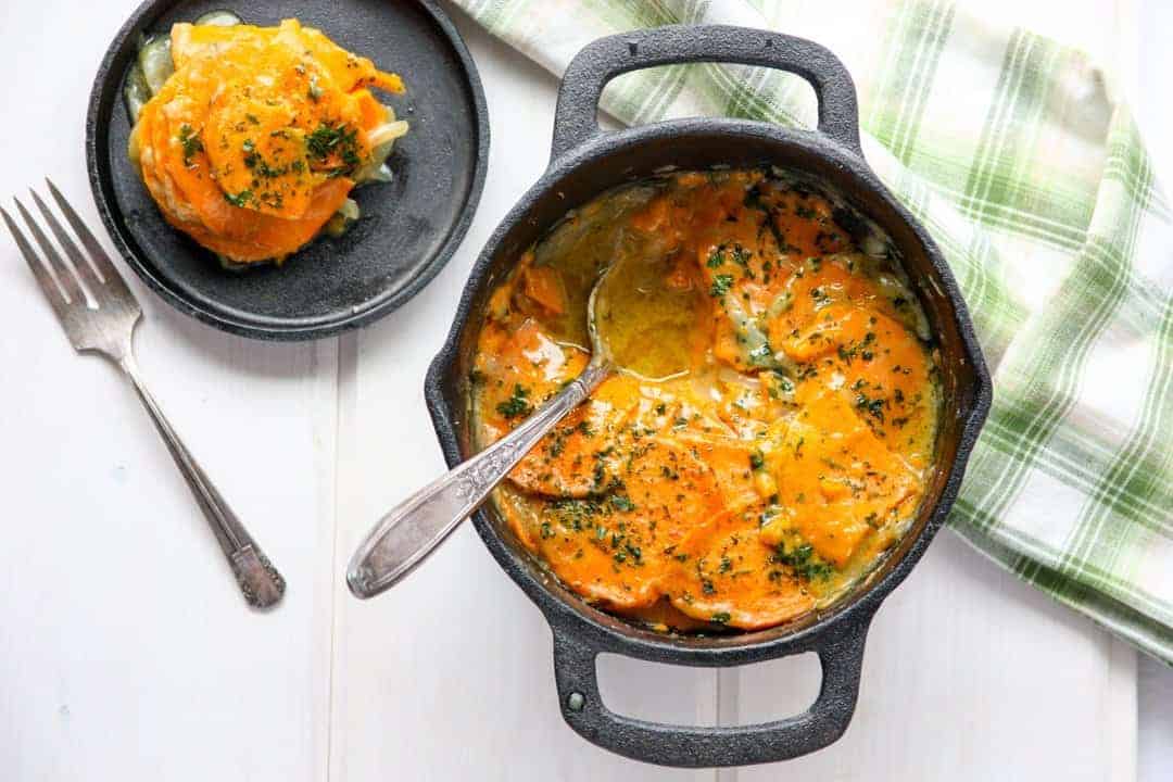 Sweet Potato Scallop