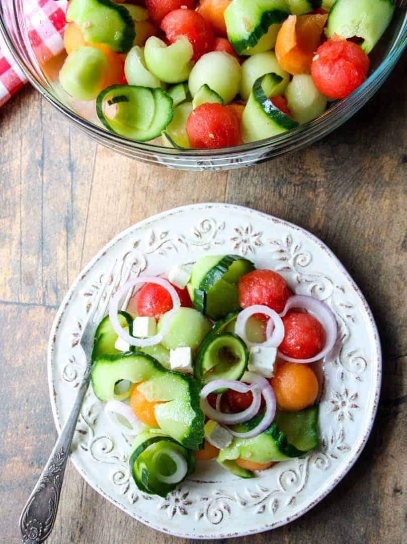 Cucumber Melon Salad