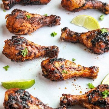 Grilled Jerk Chicken Drumsticks
