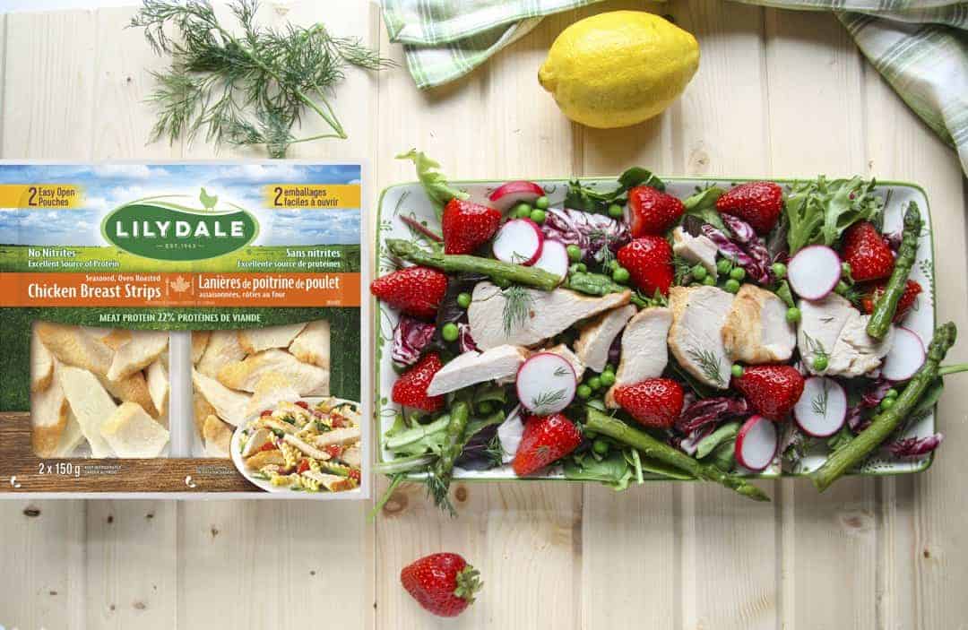 A bunch of food on a table, with Salad and Feta