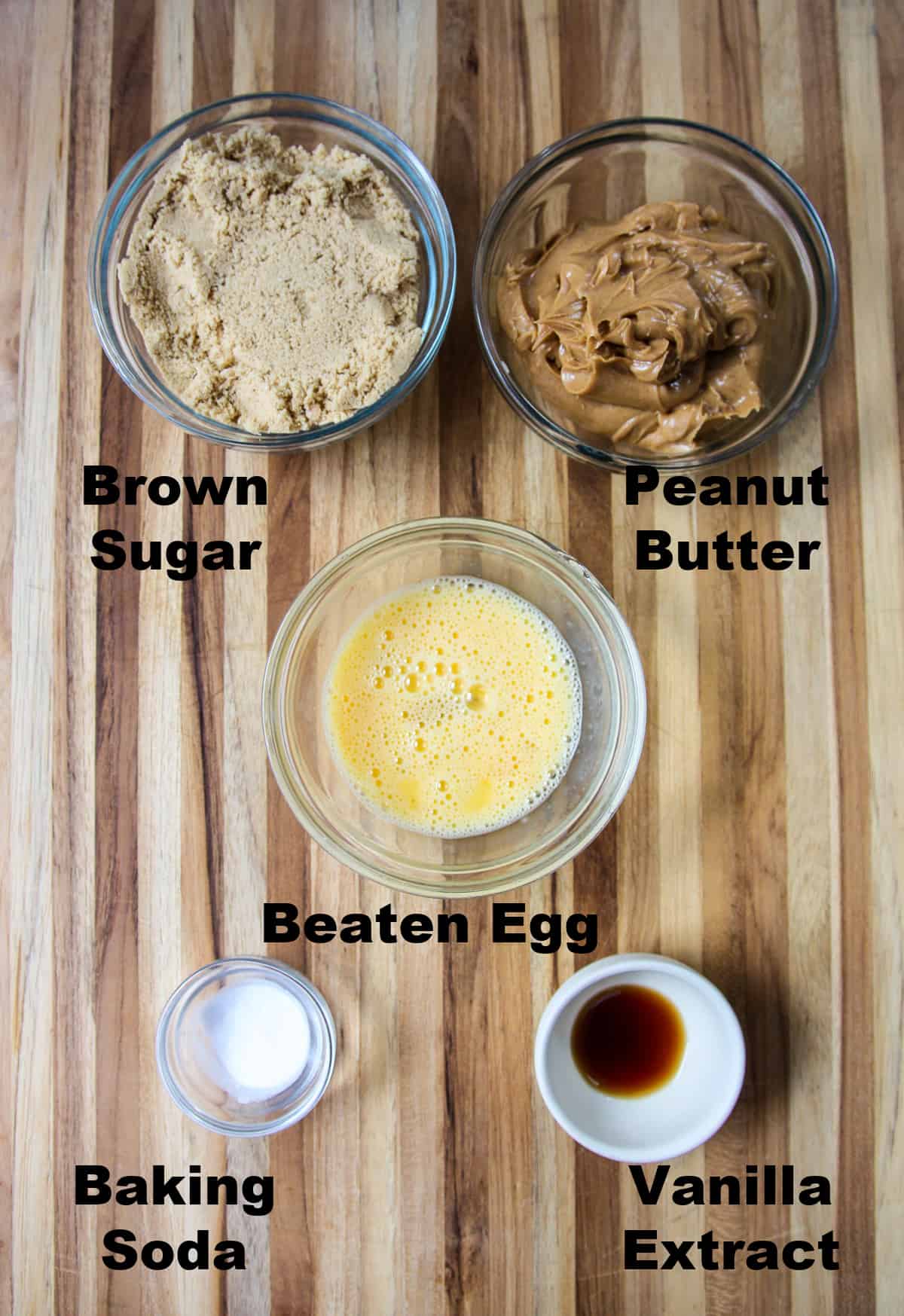 All of the ingredients to make this recipe.