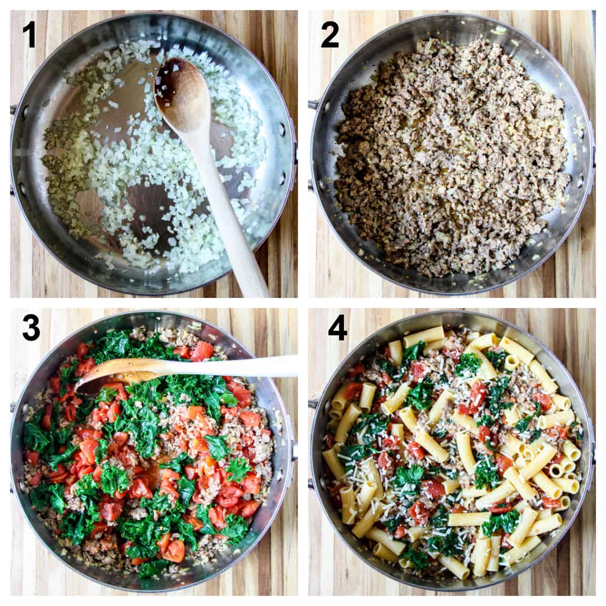 Step by step photos for making this recipe.