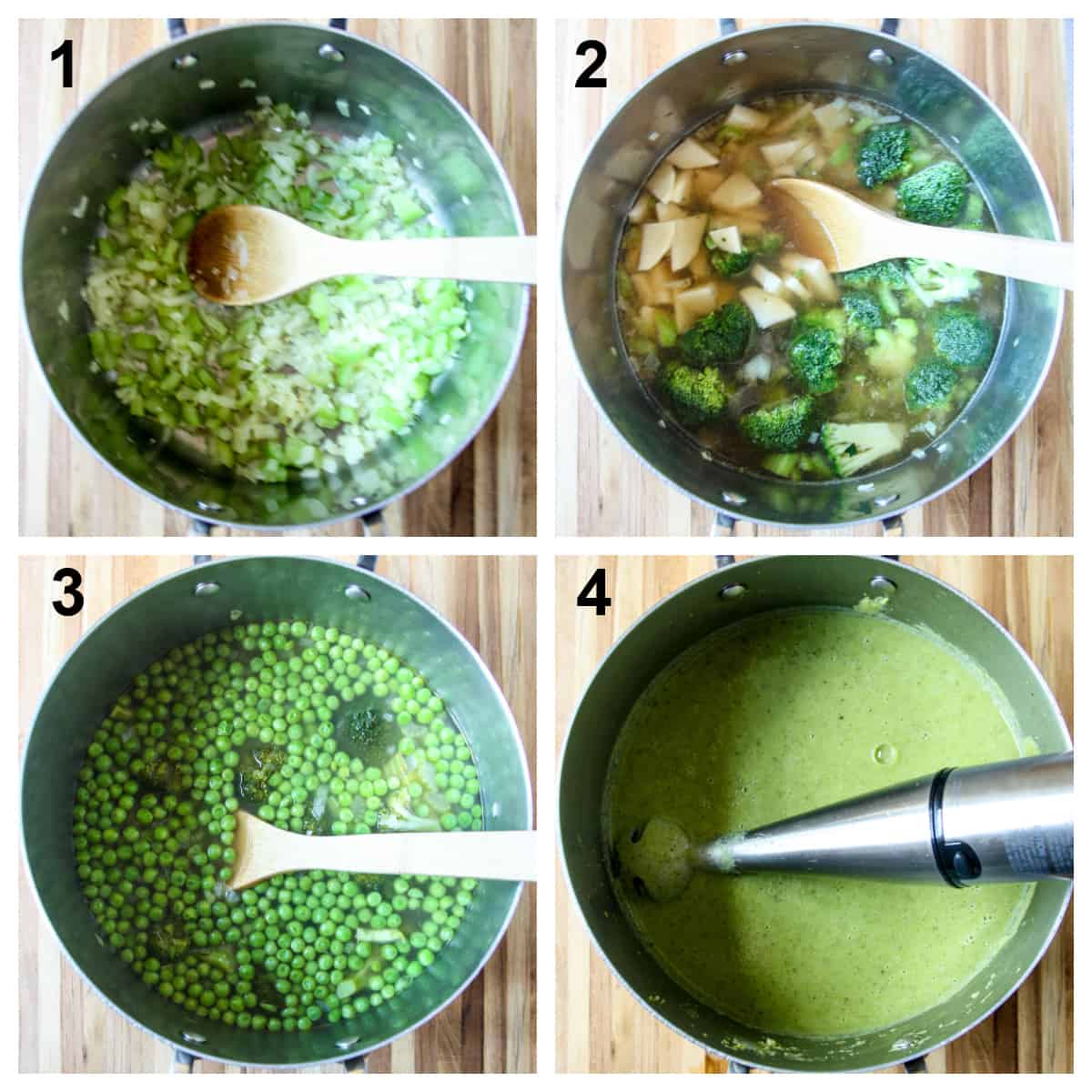 Numbered process shots for making this recipe.